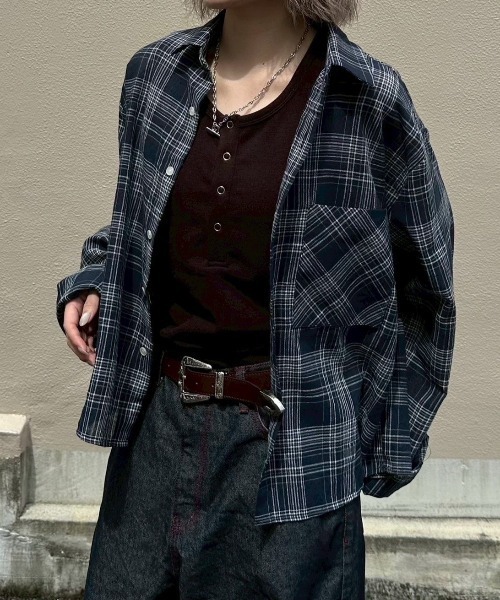 Chikashitsu＋】henry neck sleeveless 2 / 【チカシツプラス