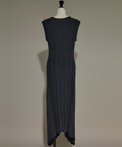 セール】【CINOH/チノ】《STUDIOUS別注》NO SLEEVE KNIT DRESS