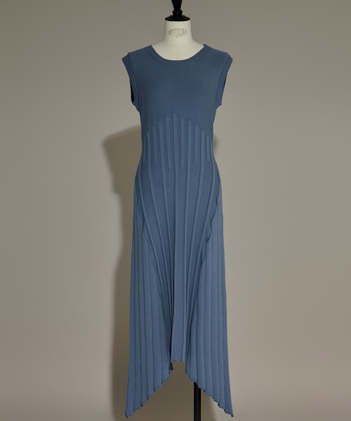 セール】【CINOH/チノ】《STUDIOUS別注》NO SLEEVE KNIT DRESS