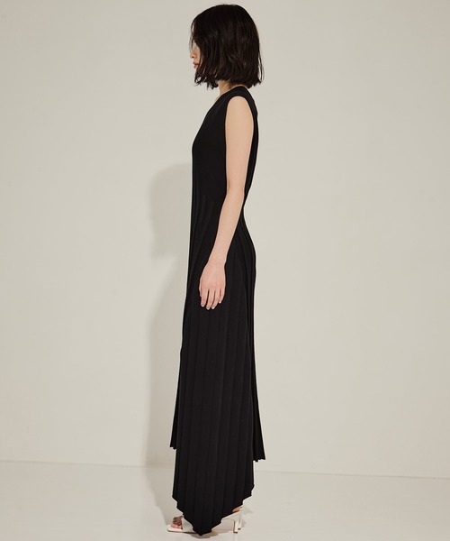 CINOH STUDIOUS別注ノースリーブニットドレス セール】【CINOH/チノ】《STUDIOUS別注》NO SLEEVE KNIT DRESS