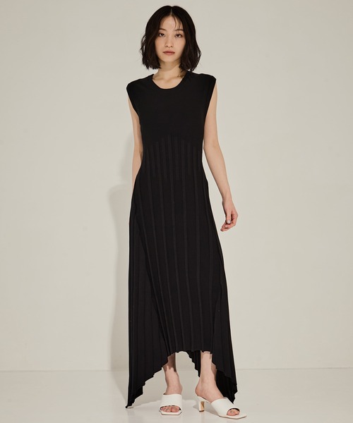 CINOH/チノ】《STUDIOUS別注》NO SLEEVE KNIT DRESS
