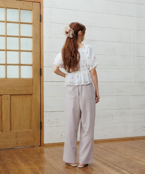 flower（フラワー）の「ペチュニアブラウス（シャツ/ブラウス・レディース・イエロー/ホワイト・FREE）」の20枚目の写真