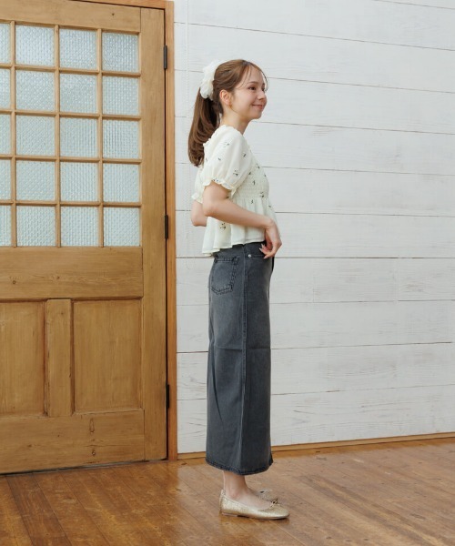 flower（フラワー）の「ペチュニアブラウス（シャツ/ブラウス・レディース・イエロー/ホワイト・FREE）」の10枚目の写真