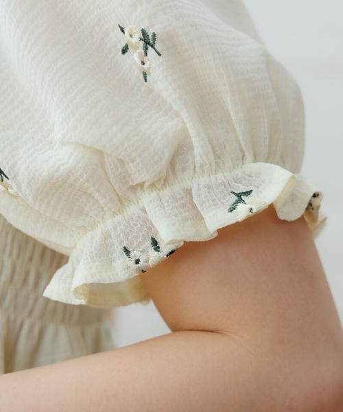 flower（フラワー）の「ペチュニアブラウス（シャツ/ブラウス・レディース・イエロー/ホワイト・FREE）」の13枚目の写真