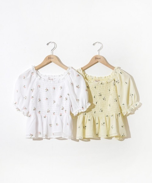 ブラウス シャツ ペチュニアブラウス レディース flower（ファッション） ブラウス シャツ ペチュニアブラウス