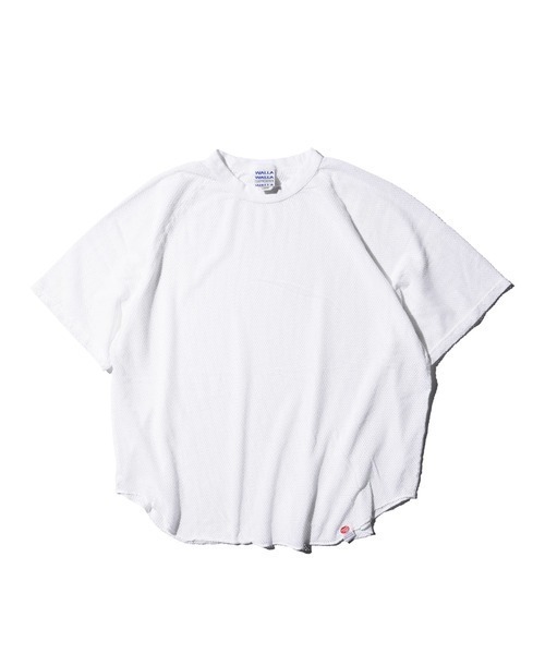 WALLA WALLA SPORT（ワラワラスポーツ）の「WALLA WALLA SPORT / ワラワラスポーツ COTTON MESH RAGLAN TEE（Tシャツ/カットソー・メンズ・ブラック/ターコイズブルー/ホワイト/マスタード・MEDIUM/LARGE/X-LARGE）」の2枚目の写真