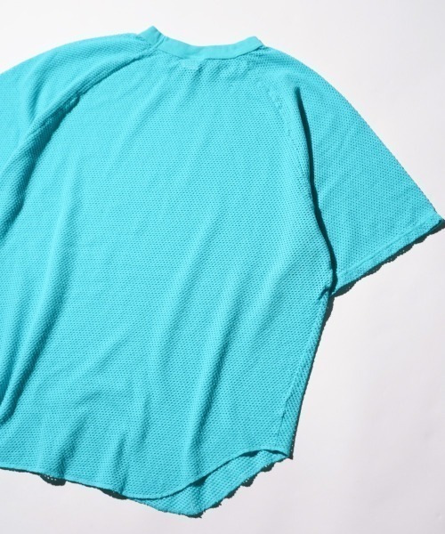 WALLA WALLA SPORT（ワラワラスポーツ）の「WALLA WALLA SPORT / ワラワラスポーツ COTTON MESH RAGLAN TEE（Tシャツ/カットソー・メンズ・ブラック/ターコイズブルー/ホワイト/マスタード・MEDIUM/LARGE/X-LARGE）」の5枚目の写真