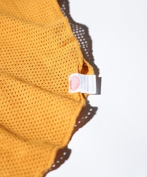 WALLA WALLA SPORT（ワラワラスポーツ）の「WALLA WALLA SPORT / ワラワラスポーツ COTTON MESH RAGLAN TEE（Tシャツ/カットソー・メンズ・ブラック/ターコイズブルー/ホワイト/マスタード・MEDIUM/LARGE/X-LARGE）」の9枚目の写真