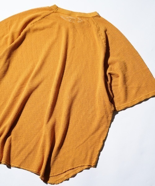 WALLA WALLA SPORT（ワラワラスポーツ）の「WALLA WALLA SPORT / ワラワラスポーツ COTTON MESH RAGLAN TEE（Tシャツ/カットソー・メンズ・ブラック/ターコイズブルー/ホワイト/マスタード・MEDIUM/LARGE/X-LARGE）」の10枚目の写真