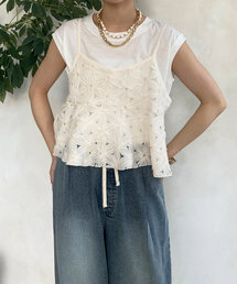 【接触冷感】リヨセル混フレンチプルオーバー