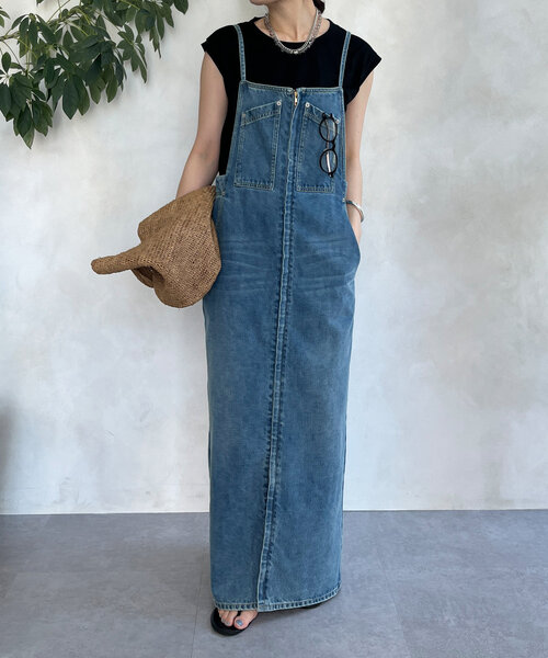 DouDou（ドゥドゥ）の「【接触冷感】リヨセル混フレンチプルオーバー（Tシャツ/カットソー・レディース・ブラック/ライトベージュ/ブラウン/ピンク/オフホワイト・FREE）」の15枚目の写真