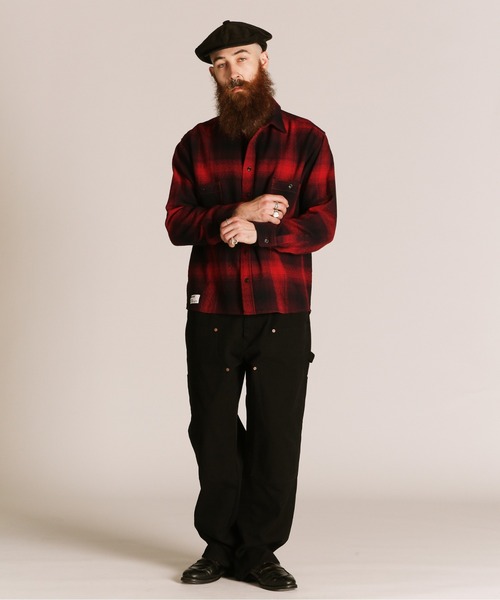 schott（ショット）の「Schott/ショット/DUCK DOUBLE KNEE PANTS/ダック ダブルニー パンツ（その他パンツ・メンズ・ブラック/ブラウン・30/36/34/32）」の4枚目の写真