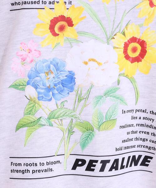 Cutie Blonde(キューティーブロンド)の「【S-LL】リメイク風 ポンチョデザインTシャツ(Tシャツ/カットソー・レディース・ライトイエロー系/チャコールグレー/ライトグレー/オフホワイト・01/04/03/02)」の20枚目の写真