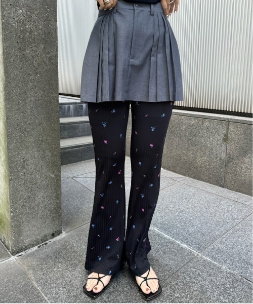 Ameri（アメリ）の「DROP PEARL SUSPENDER PANTS（その他パンツ