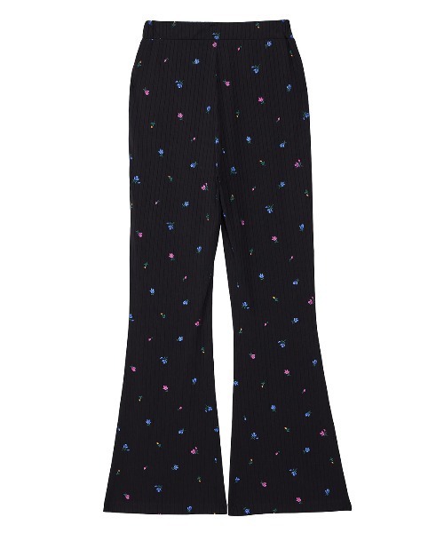 パンツ ameri FIORE PRINT DENIM PANTS FIORE PRINT DENIM PANTS