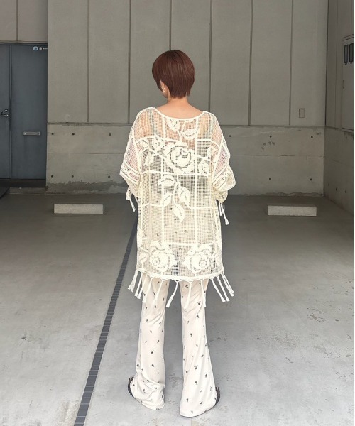 セール】SMALL FLOWER CUT PANTS（その他パンツ）｜Ameri（アメリ）の
