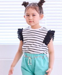 LSP WOW | 【LSP WOW!】袖レースフリルTee(Tシャツ/カットソー)