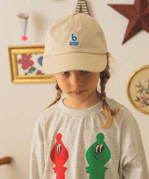 こども ビームス（コドモビームス）の「b オリジナル キャップ 2025FW（52～55cm）（キャップ・キッズ・ホワイト系その他6/ネイビー・ONE SIZE）」の3枚目の写真