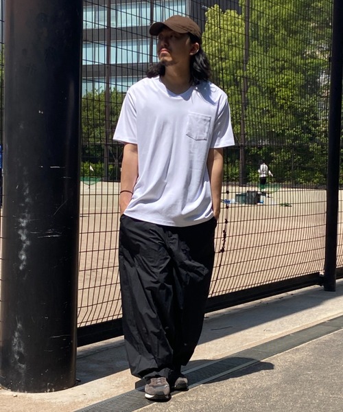 NO NEED(ノーニード)の「ポケ付きVネックT(Tシャツ/カットソー・メンズ・ホワイト・M/L)」の9枚目の写真