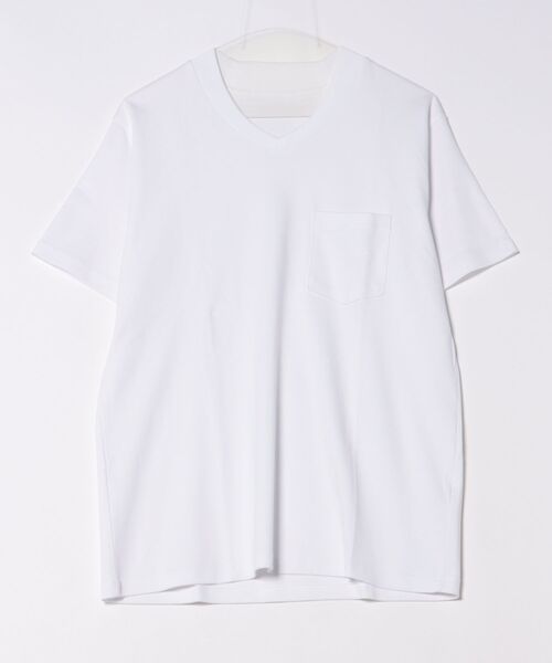 NO NEED(ノーニード)の「ポケ付きVネックT(Tシャツ/カットソー・メンズ・ホワイト・M/L)」の15枚目の写真