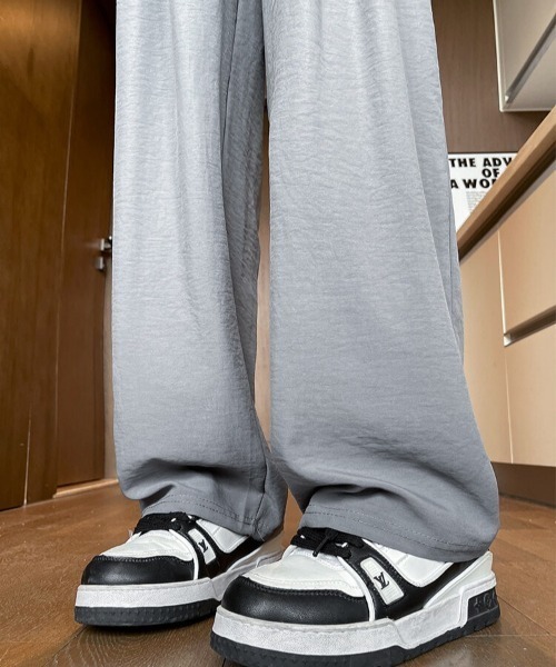 SHEPP(シープ)の「イージーワイドパンツ(その他パンツ・メンズ・ブラック/グレー・M/L)」の4枚目の写真