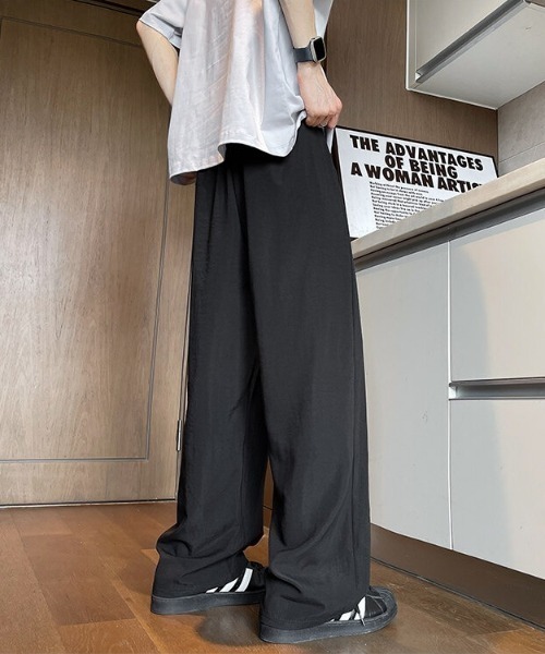 SHEPP(シープ)の「イージーワイドパンツ(その他パンツ・メンズ・ブラック/グレー・M/L)」の12枚目の写真