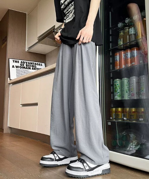 SHEPP(シープ)の「イージーワイドパンツ(その他パンツ・メンズ・ブラック/グレー・M/L)」の14枚目の写真