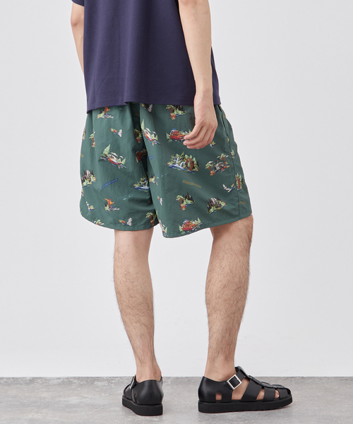 セール】【CALIFORNIA RANCH HOUSE】 パターン柄ショートパンツ