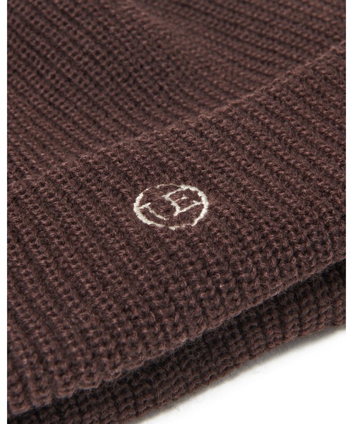 uniform experiment（ユニフォームエクスペリメント）の「UE WATCH CAP（ニットキャップ/ビーニー・メンズ・ブラック/ブラウン/ネイビー/チャコールグレー・FREE）」の8枚目の写真