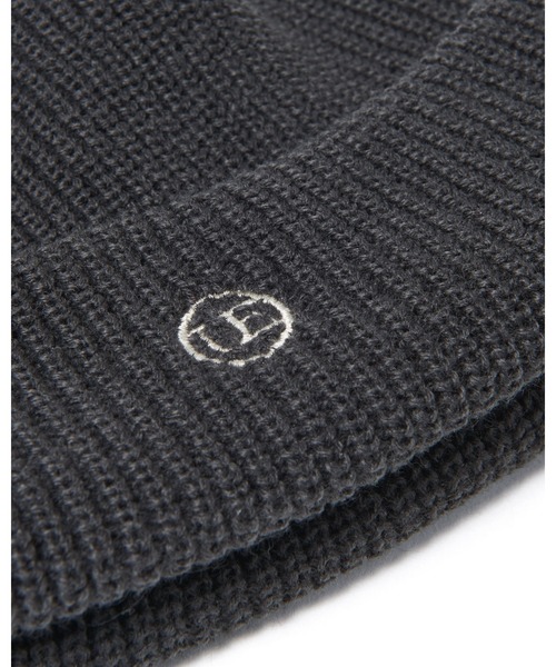 uniform experiment（ユニフォームエクスペリメント）の「UE WATCH CAP（ニットキャップ/ビーニー・メンズ・ブラック/ブラウン/ネイビー/チャコールグレー・FREE）」の9枚目の写真