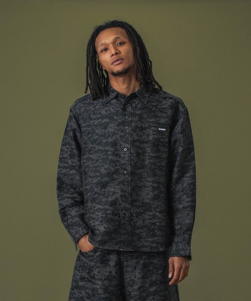 セール】DIGITAL CAMO JACQUARD L/S SHIRTS（シャツ/ブラウス
