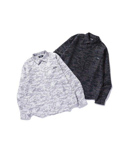XLARGE（エクストララージ）の「DIGITAL CAMO JACQUARD L/S SHIRTS（シャツ/ブラウス・メンズ・ホワイト/ブラック・S/M/L/XL）」の15枚目の写真