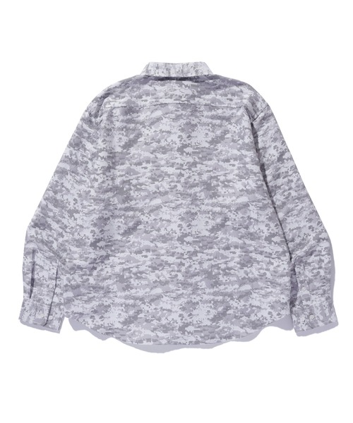XLARGE（エクストララージ）の「DIGITAL CAMO JACQUARD L/S SHIRTS（シャツ/ブラウス・メンズ・ホワイト/ブラック・S/M/L/XL）」の11枚目の写真