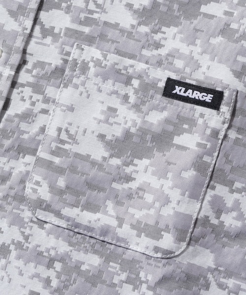 XLARGE（エクストララージ）の「DIGITAL CAMO JACQUARD L/S SHIRTS（シャツ/ブラウス・メンズ・ホワイト/ブラック・S/M/L/XL）」の12枚目の写真