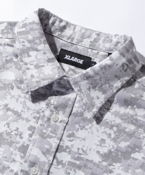 XLARGE（エクストララージ）の「DIGITAL CAMO JACQUARD L/S SHIRTS（シャツ/ブラウス・メンズ・ホワイト/ブラック・S/M/L/XL）」の13枚目の写真