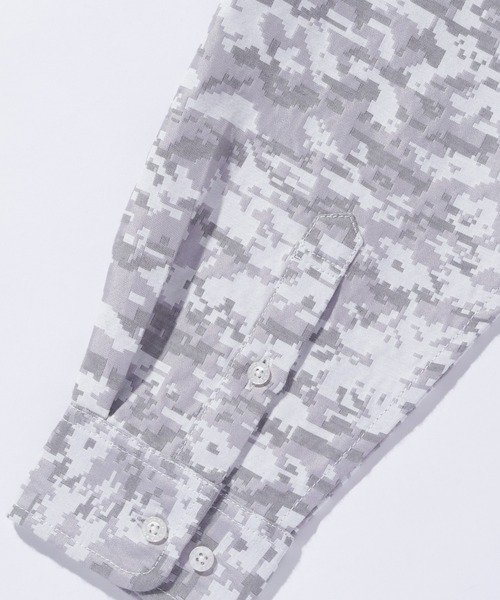 XLARGE（エクストララージ）の「DIGITAL CAMO JACQUARD L/S SHIRTS（シャツ/ブラウス・メンズ・ホワイト/ブラック・S/M/L/XL）」の14枚目の写真
