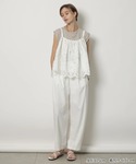 CADUNE（カデュネ）の「カットワークレースキャミ（シャツ/ブラウス