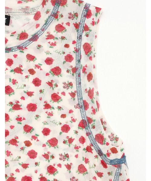 Little sunny bite(リトルサニーバイト)の「《little sunny bite》rose tull long tank(その他トップス・レディース・ブラック・MEDIUM)」の6枚目の写真