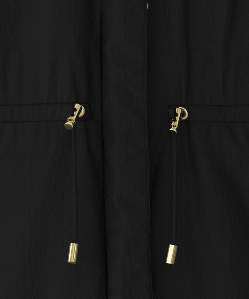 GLOBAL WORK（グローバルワーク）の「エアリュクスダウンリブブルゾン/495689（ダウンジャケット/コート・レディース・ライトベージュ/ブラック・MEDIUM/LARGE）」の11枚目の写真