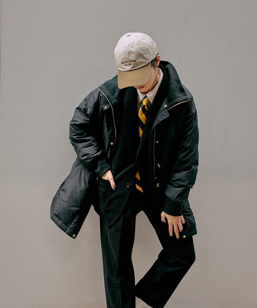 GLOBAL WORK（グローバルワーク）の「エアリュクスダウンリブブルゾン/495689（ダウンジャケット/コート・レディース・ライトベージュ/ブラック・MEDIUM/LARGE）」の22枚目の写真