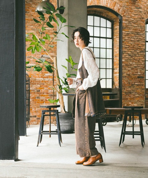 niko and...(ニコアンド)の「【NKJ 2025AW】LOOSE WIDE DENIM(デニムパンツ・レディース・チャコール/インディゴブルー/ダークブラウン・LARGE/MEDIUM/SMALL)」の19枚目の写真