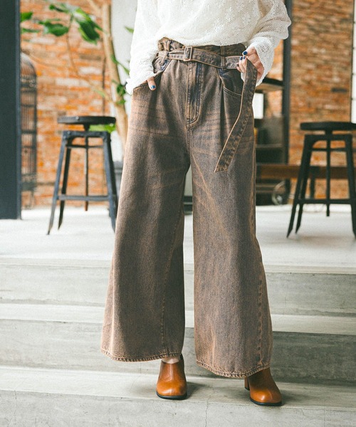 niko and ...人気スタッフプロデュース デニムジャンパー ブラウン niko and（ニコアンド）の「【niko and JEANS 2025SS