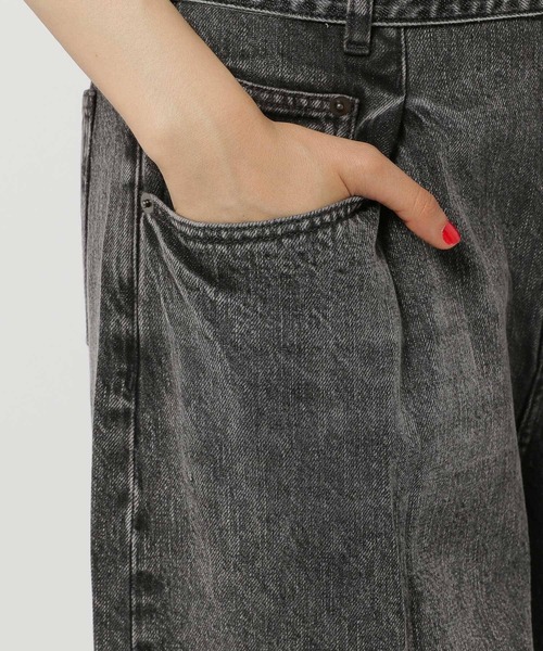 niko and...(ニコアンド)の「【NKJ 2025AW】LOOSE WIDE DENIM(デニムパンツ・レディース・チャコール/インディゴブルー/ダークブラウン・LARGE/MEDIUM/SMALL)」の7枚目の写真