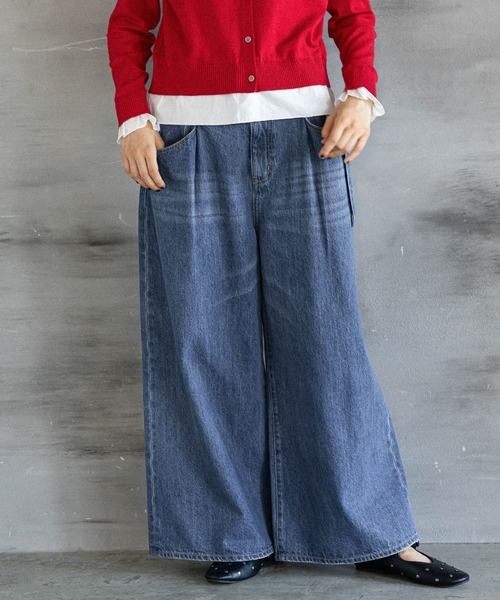 セール】【NKJ 2025AW】LOOSE WIDE DENIM（デニムパンツ）｜niko