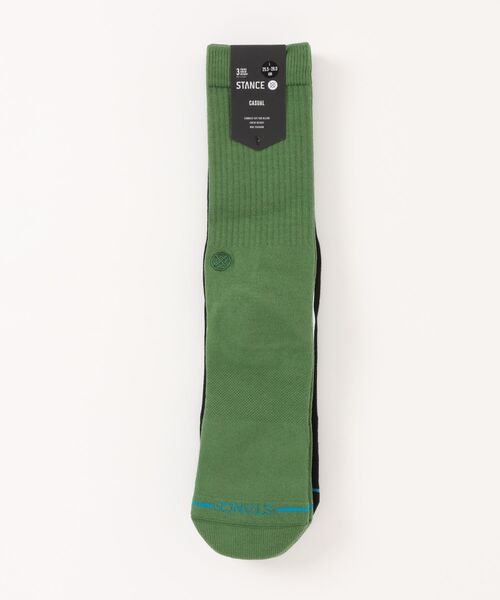 STANCE(スタンス)の「【STANCE/スタンス】クルーソックス3足セット / ギフトにも最適! / ICON 3 PACK(ソックス/靴下・メンズ・ネイビー/ブルー系その他/クリーム・LARGE)」の9枚目の写真