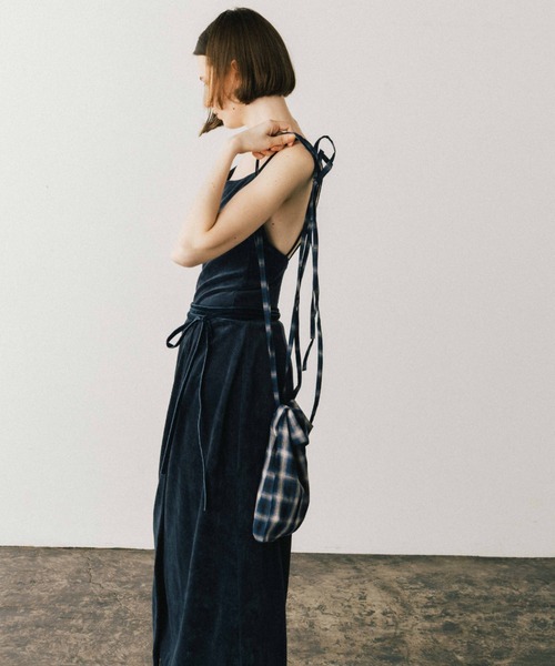 新品未使用CREDONA COTTON VELOUR LAYERED PANTS COTTON VELOUR LAYERED PANTS/コットンベロアレイヤードパンツ（その他