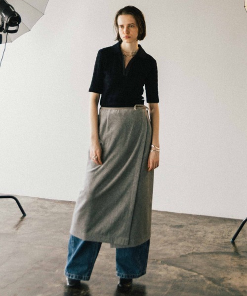 新品未使用CREDONA COTTON VELOUR LAYERED PANTS COTTON VELOUR LAYERED PANTS/コットンベロアレイヤードパンツ（その他