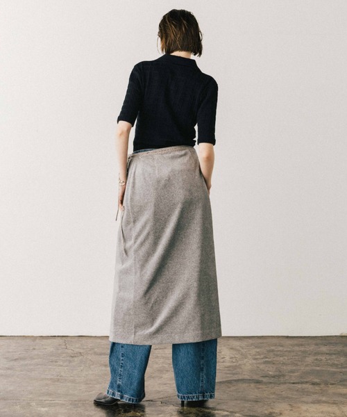 新品未使用CREDONA COTTON VELOUR LAYERED PANTS COTTON VELOUR LAYERED PANTS/コットンベロアレイヤードパンツ