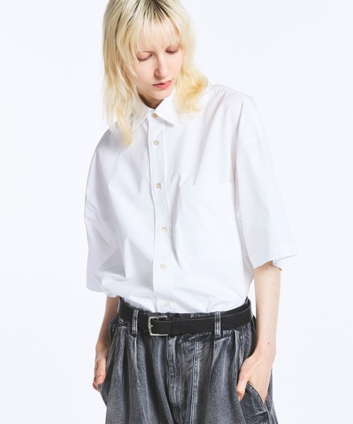 MAISON SPECIAL 20mm幅アイレットレザーロングベルト MAISON SPECIAL ベルト 「UNISEX」20mm Width Eyelet Leather
