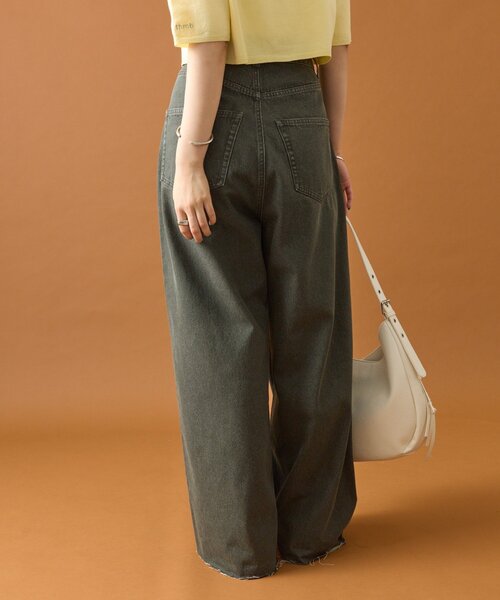 mystic（ミスティック）の「ラップデニム（デニムパンツ・レディース・ブラウン/ブルー・2/1）」の12枚目の写真